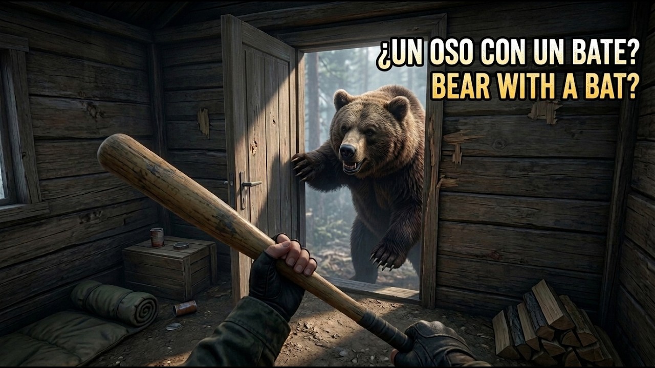 DayZ - INFERNO PVE - Día/Day 01 (1/2) - CAZA SILENCIOSA CON BATE/SILENT HUNTING WITH A BAT 🐻