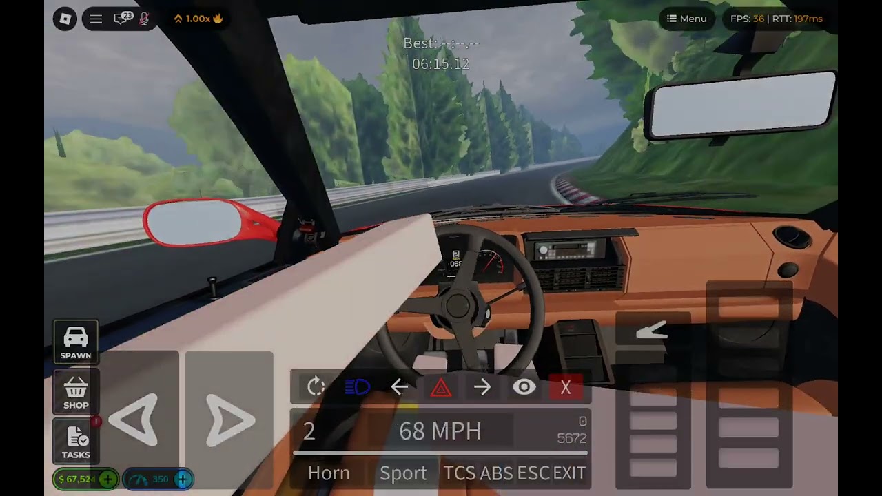 Race time in my Ferrari F355!