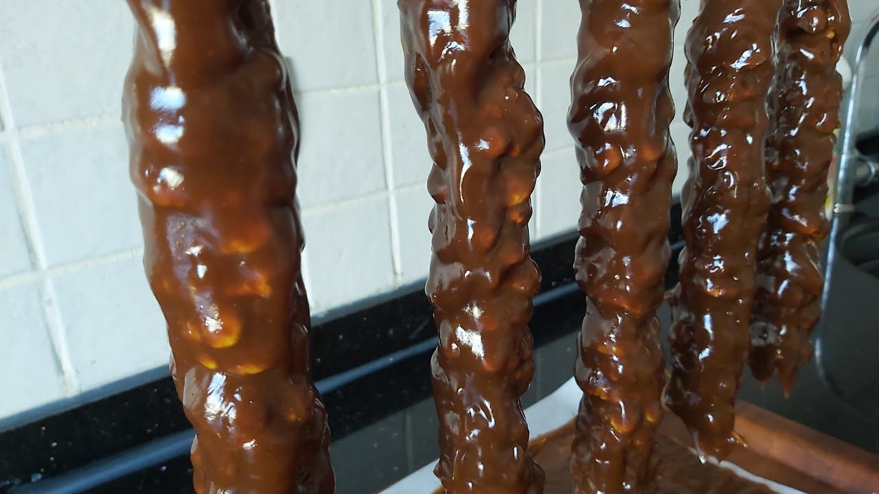 EV YAPIMI CEVİZLİ SUCUK /PEKMEZDEN SUCUK YAPTIK /CEVİZLİ SUCUK/NASIL YAPILIR