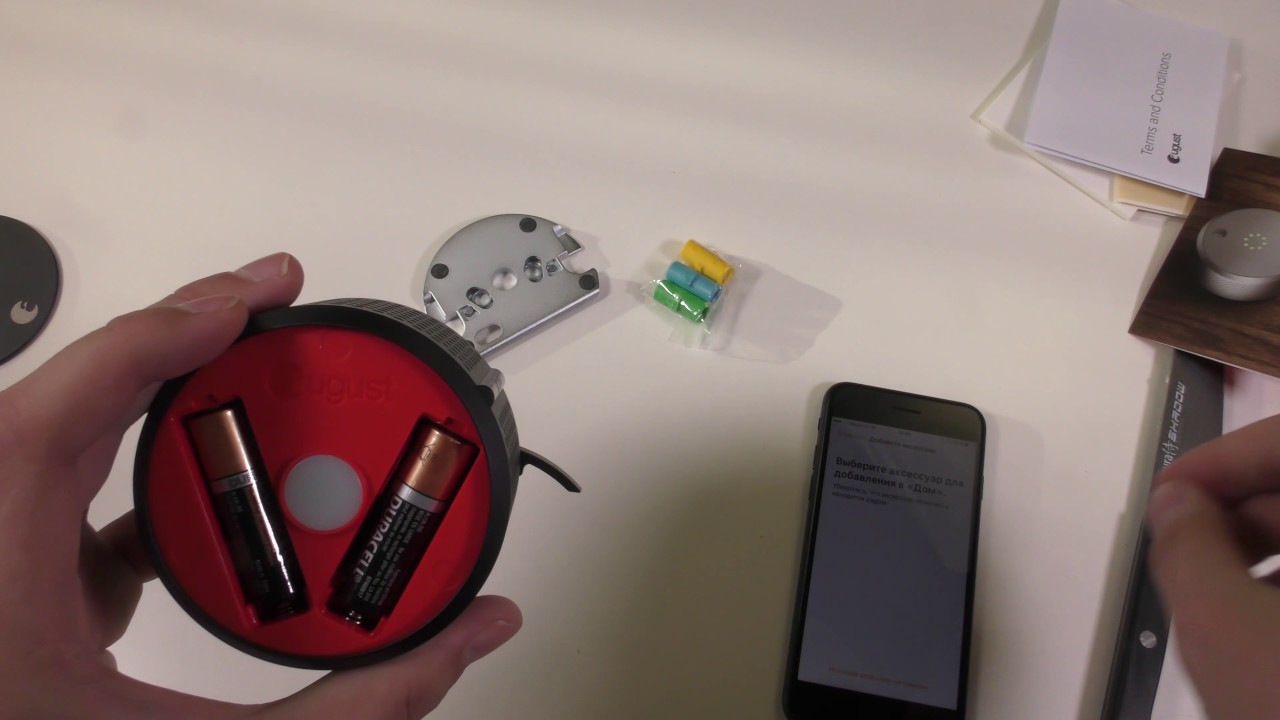 August Smart Lock умный дом Apple Home Kit распаковка , первые впечатления и подключение