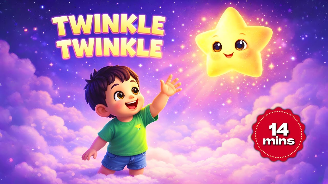Twinkle Twinkle ⭐ | 14+ Minutes Kids Songs | Nursery Rhymes Compilation