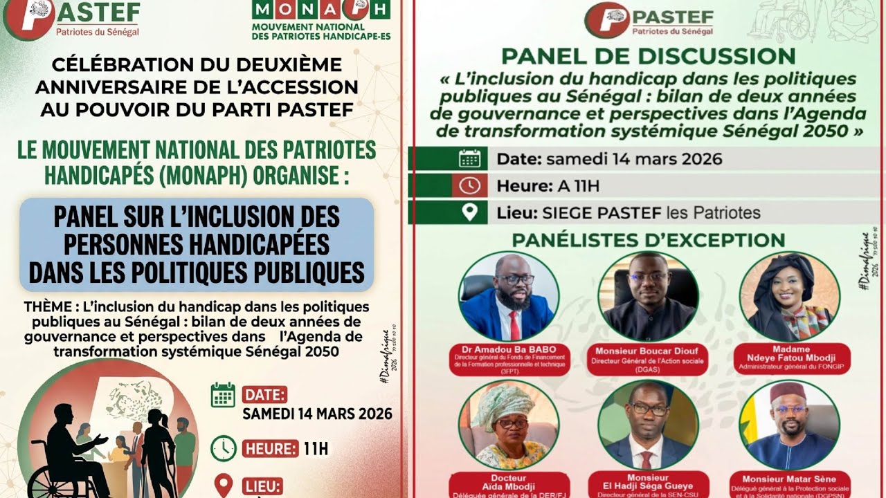 Célébration du Deuxième anniversaire de l'Accession au Pouvoir du Pastef...
