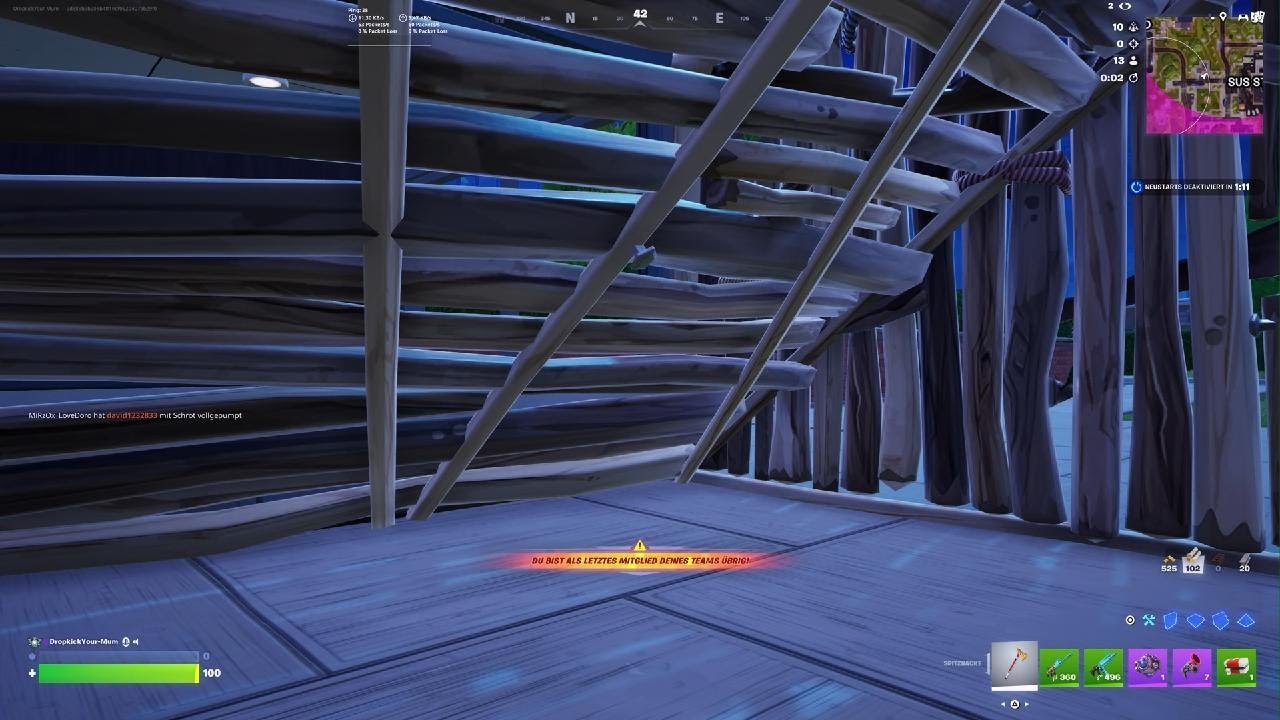Insane Solo Endgame clutch: Ich habe wirklich alle rasiert!!! (Fortnite)