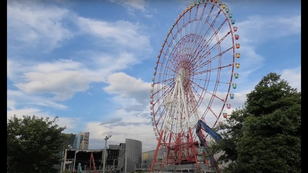 大観覧車が無くなり過疎化したお台場、青海駅