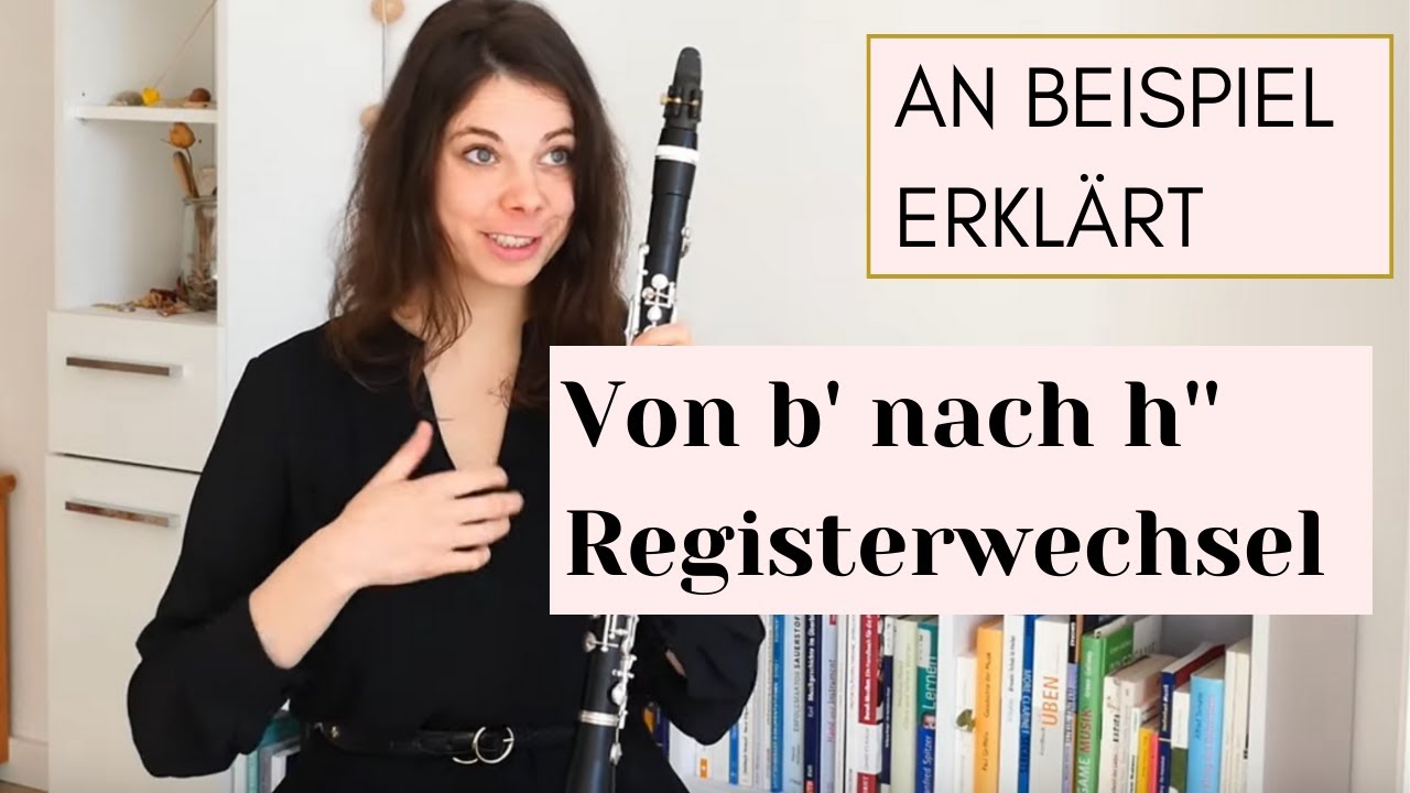 Registerwechsel zwischen Bb und H, schwierige Stelle No.7 - online Klarinette lernen