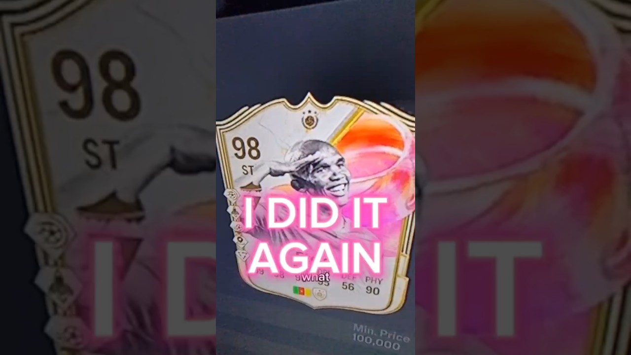 It happened again! PACKED A 98 FUTTIES ICON #packluck #fifa #fc25 #futties
