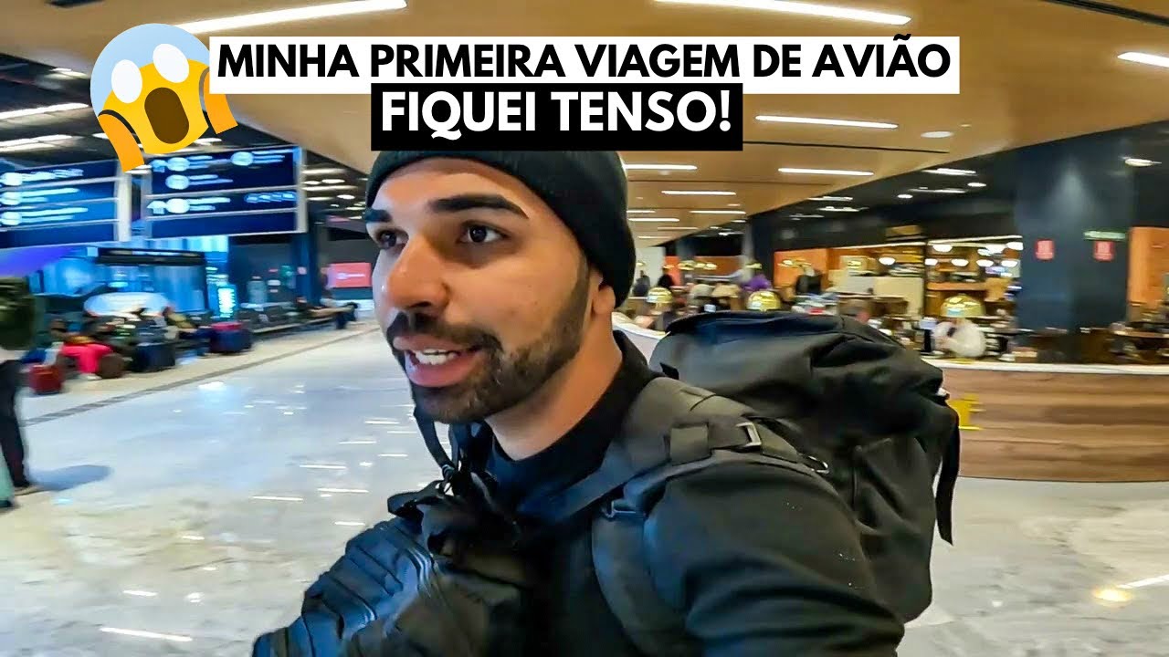 Assim foi o MEU PRIMEIRO VOO | Como é viajar de avião?
