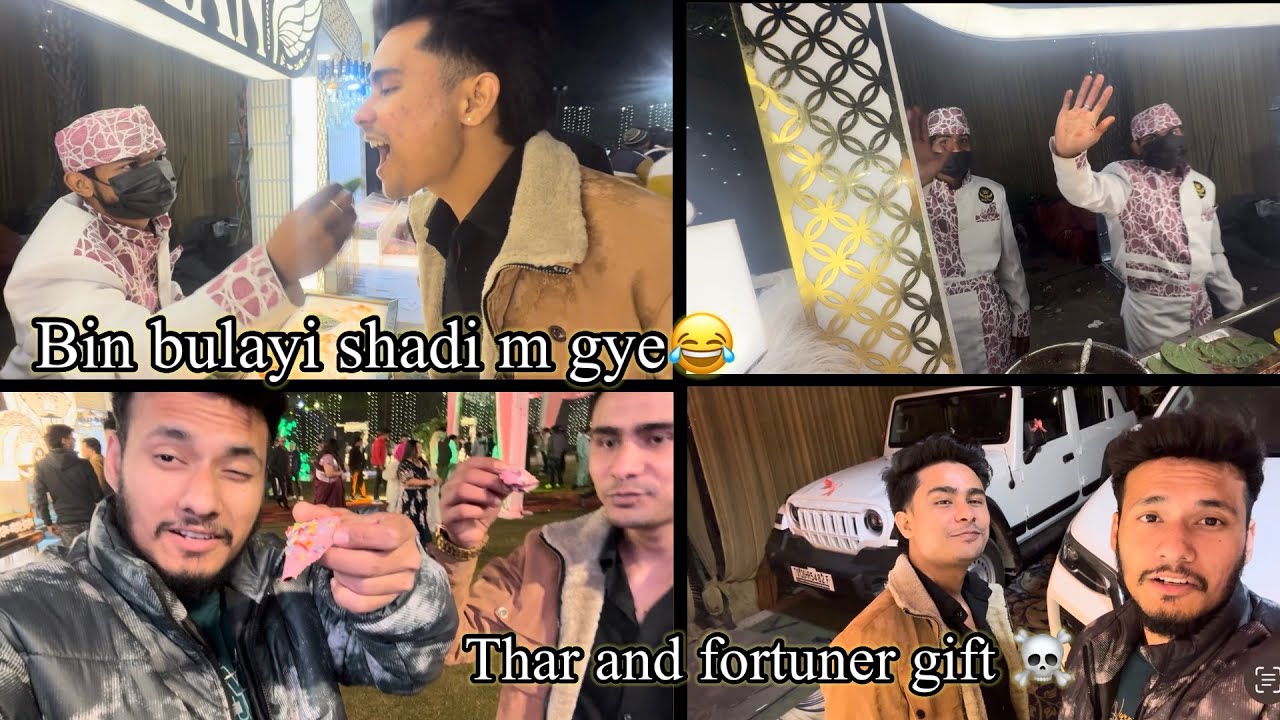 Bin bulayi shadi m gye😂|| thar nd fortuner gift 💀|| grand function|| #elvishyadav @ElvishYadavVlogs 