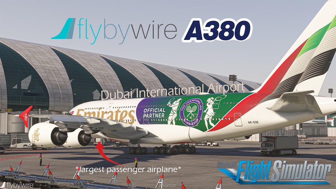 Departing out of Dubai | FlyByWire A380X | Emirates | MSFS2020