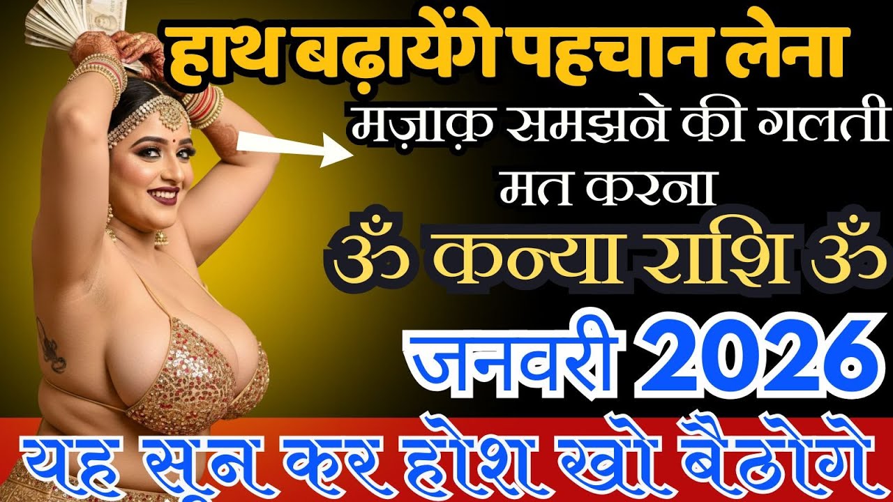 कन्या राशि जनवरी 2026  हाथ बढ़ायेंगे पहचान लेना यह सुन कर होश खो बैठोगे Kanya Rashi KanyaGuruMaata