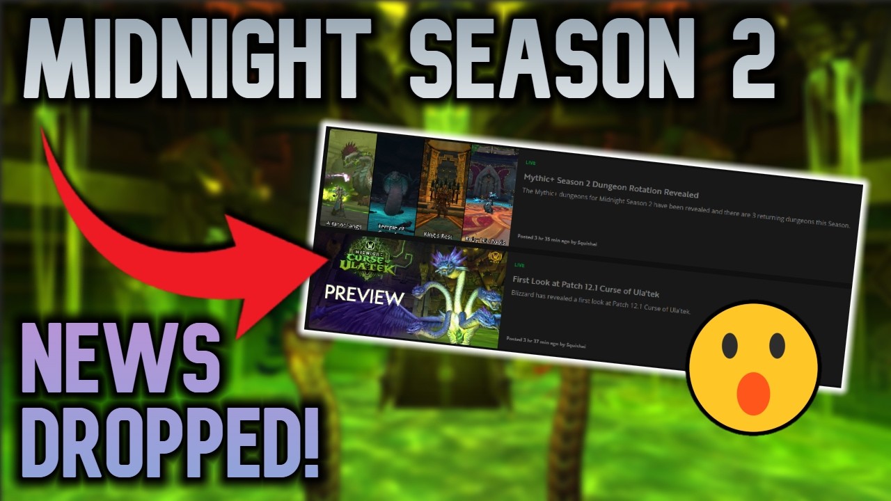 MASSIVE Midnight Season 2 - Patch 12.1 News Announced