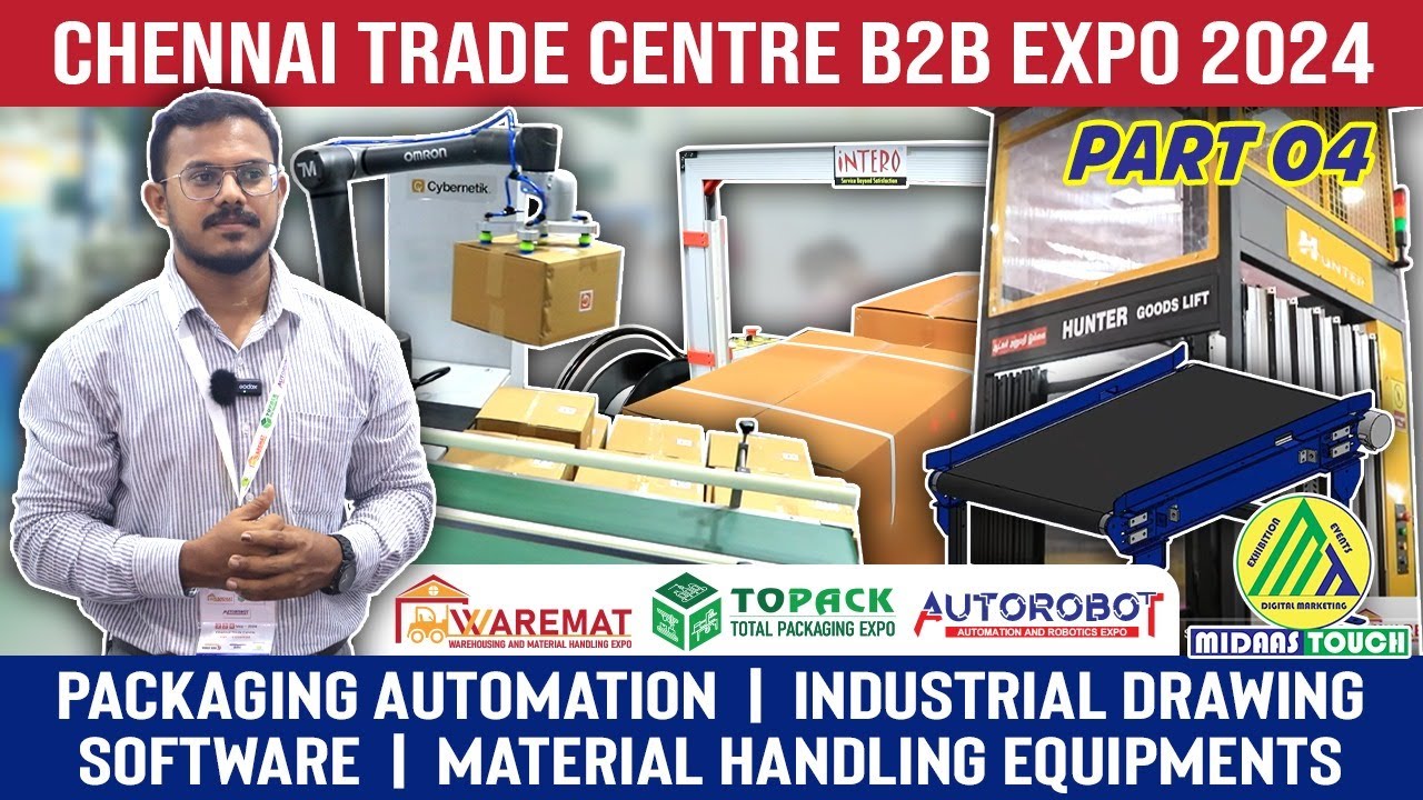 B2B Expo 2024| Packaging Automation | Robotics | 3D Drawing Software