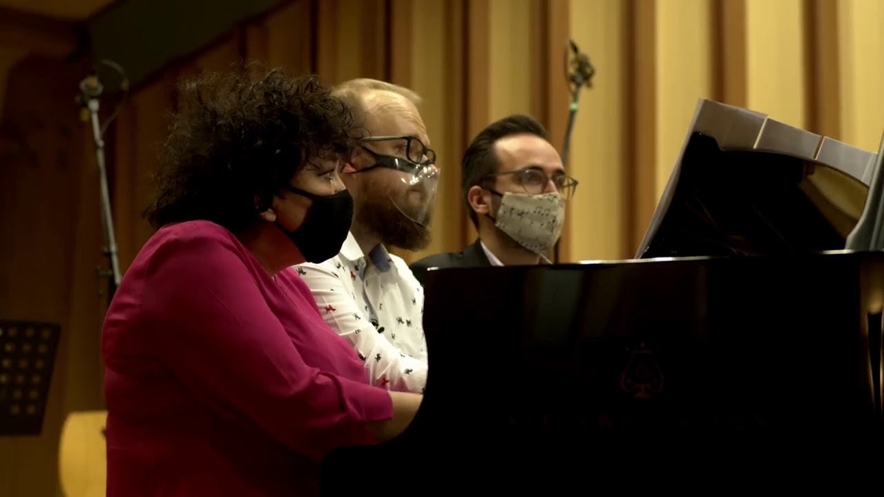 Alfred Schnittke Hommage &agrave; Stravinsky, Prokofiev, & Shostakovich for piano six hands