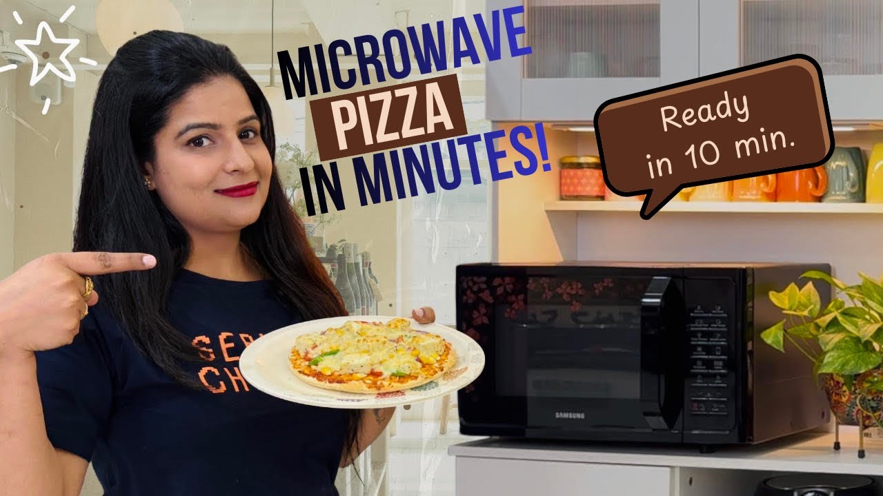 Samsung Microwave Oven | Pizza At Home in Microwave | Homemade Pizza | Convection  @TechWithDeepika 