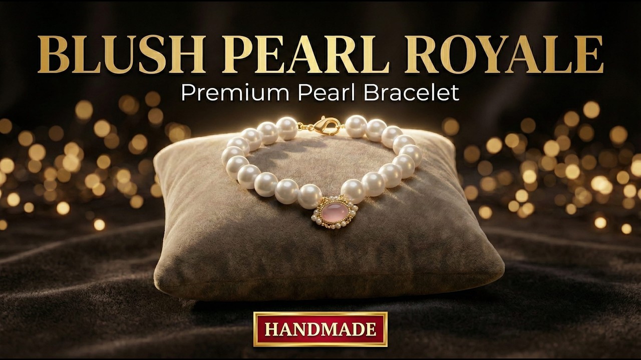 How to Make Blush Pearl Royale | Premium Pearl Bracelet Making (Step by Step)