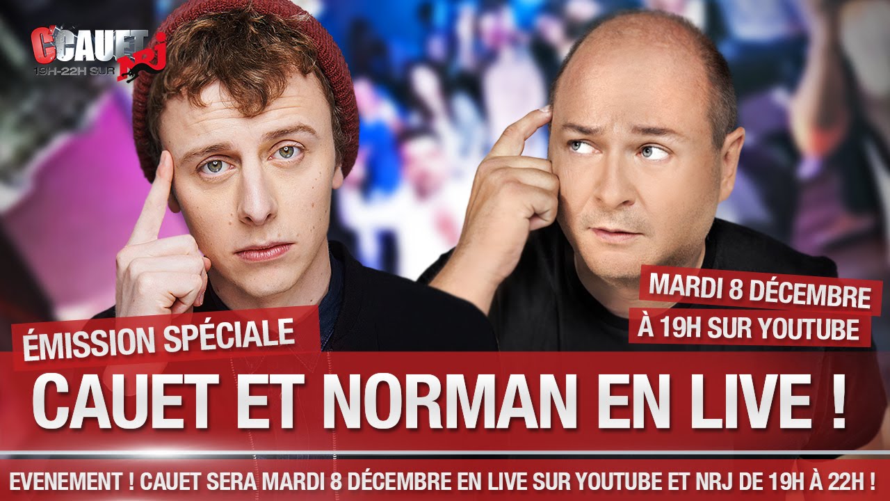 - C'Cauet sur NRJ- LIVE 8 DECEMBRE avec NORMAN et SEAN PAUL #NormanEtSeanPaulChezCauetSurNRJ