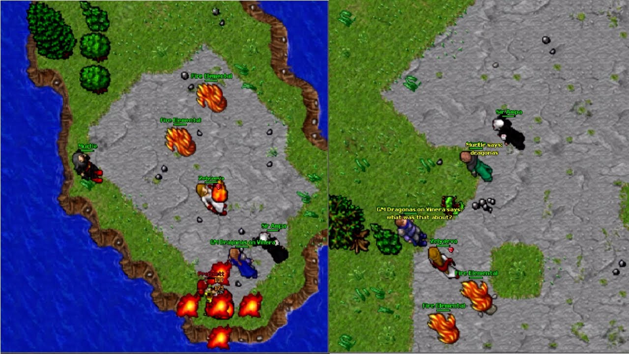 Tibia - PK Attacking GM's Friend (Vinera 2007 8.0)