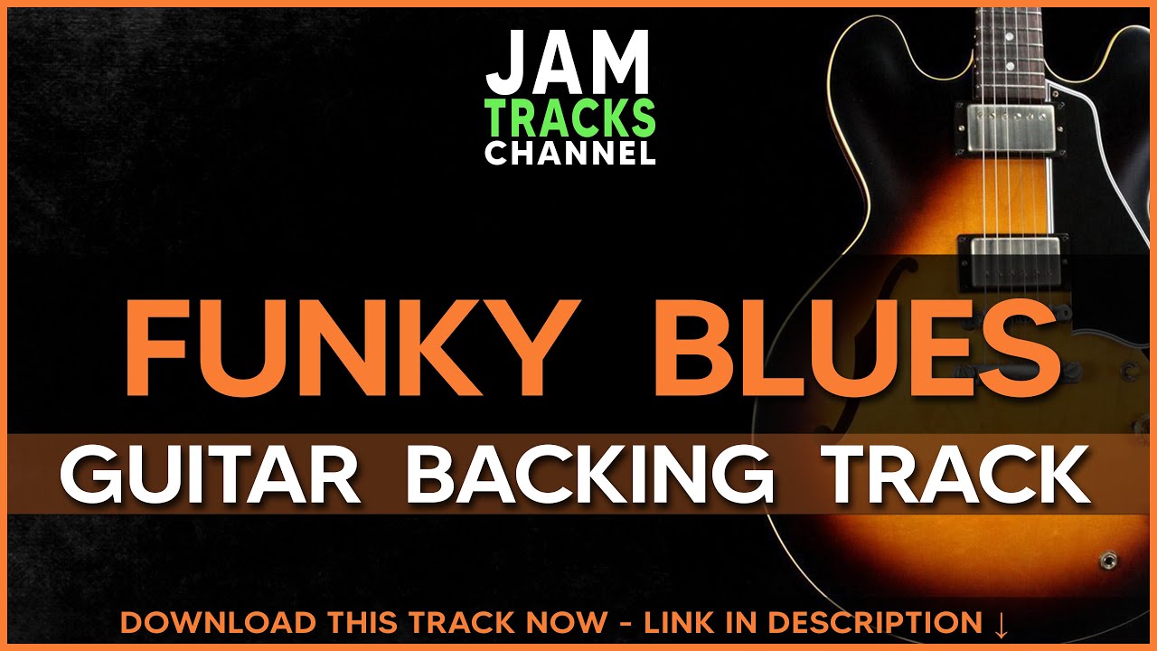 Funky Blues Fusion Guitar Backing Track Jam in A