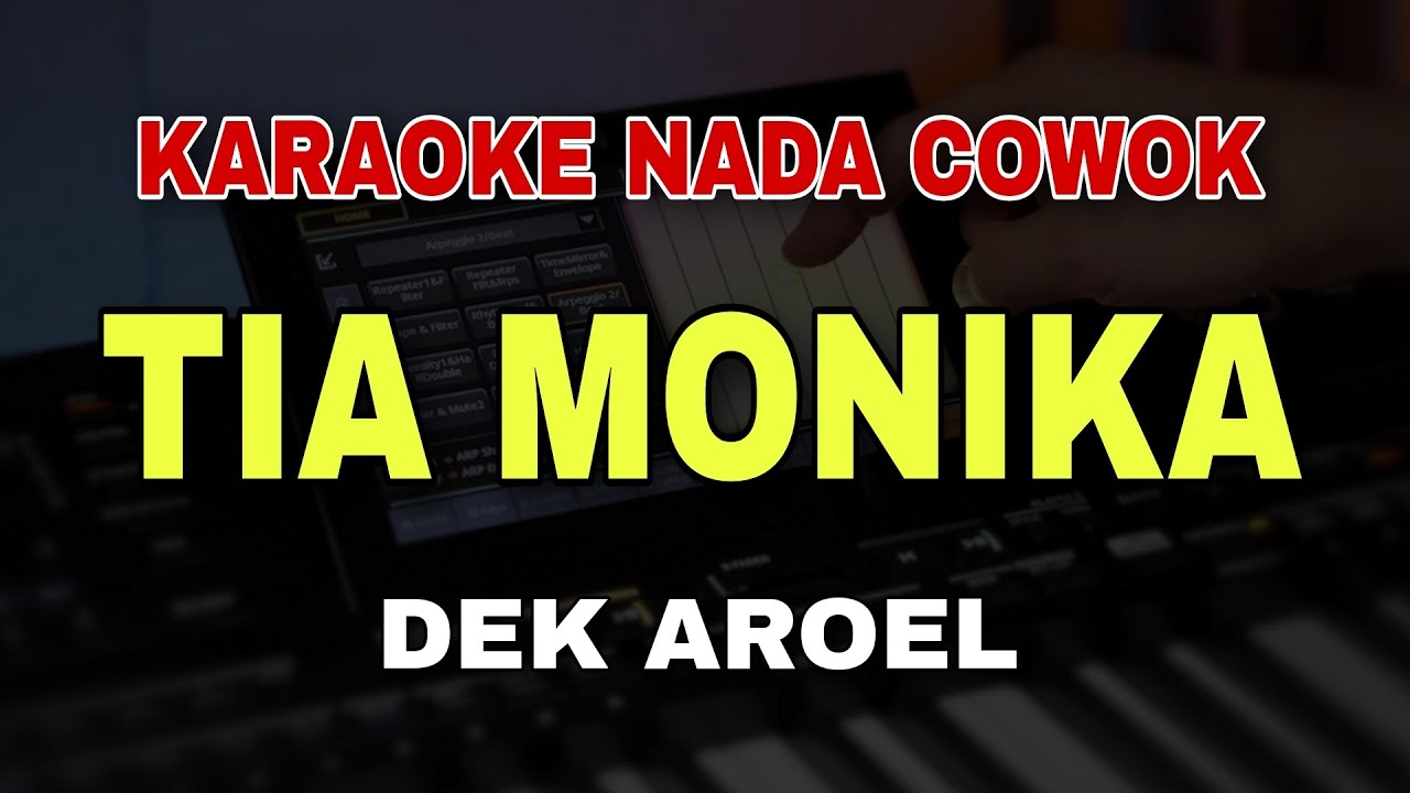 TIA MONIKA - KARAOKE NADA COWOK (DEK AROEL)
