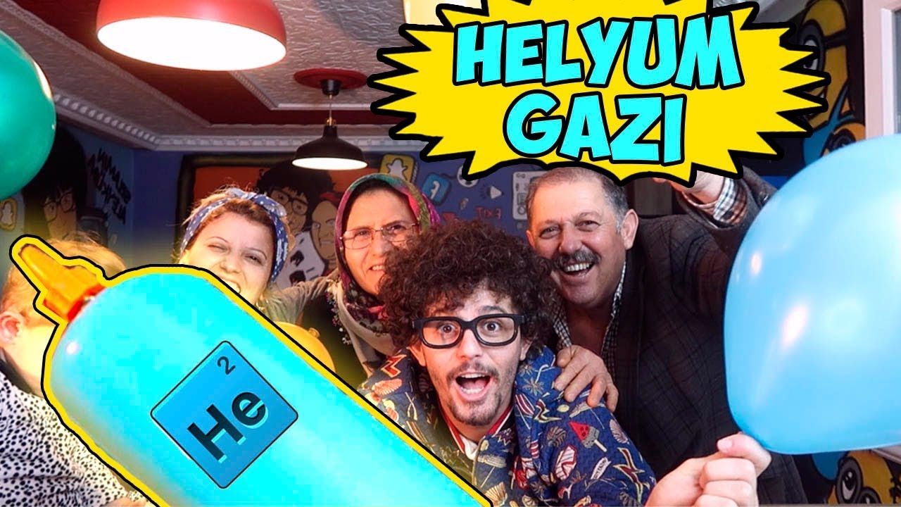 AİLECE HELYUM &Ccedil;EKTİK!
