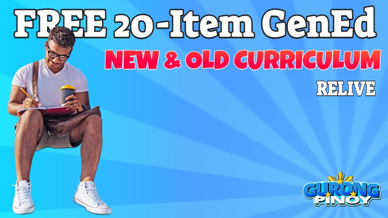FREE LET NEW Curriculum GenEd Items (RELIVE)