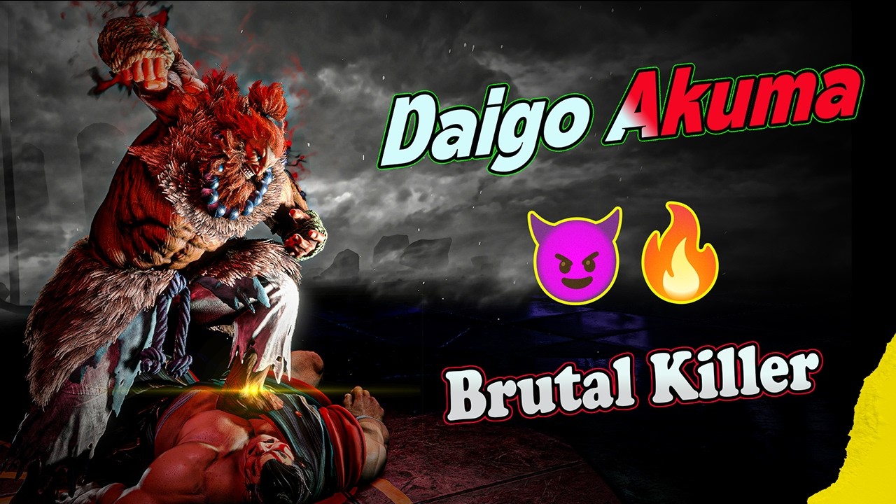 SF6 | World Best Daigo Akuma Brutal Killer 😱 Destroys Opponents Without Mercy 💀 High Level Gameplay
