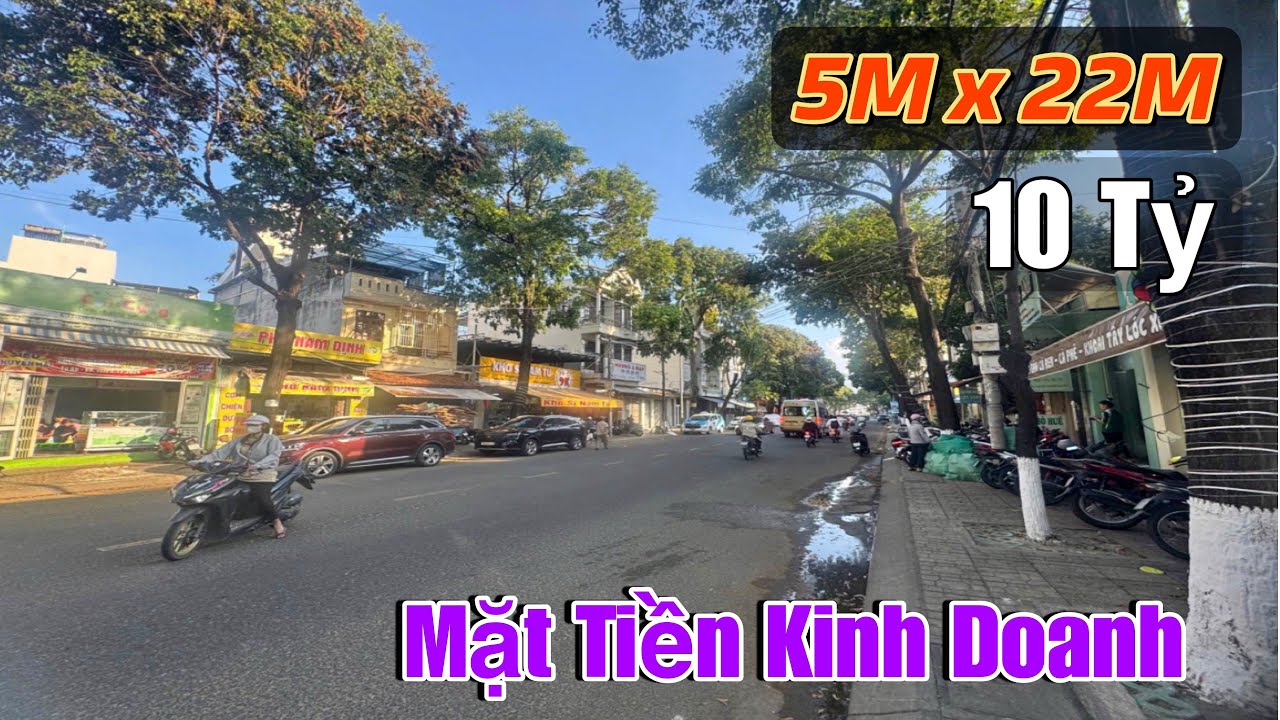 Nhà Mặt Tiền 5M x 22M Kinh Doanh Buôn Bán Đa Nghành Nghề - Sân Bự Chà Bá Rẻ hơn Gò Vấp Vài Tỷ