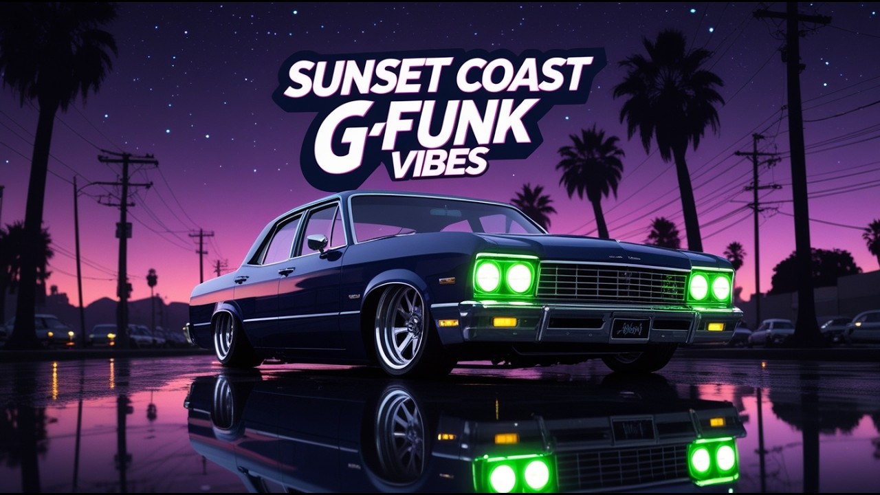 California G-Funk Chill Mix | West Coast Hip Hop Beats for Lowrider Cruise at Night