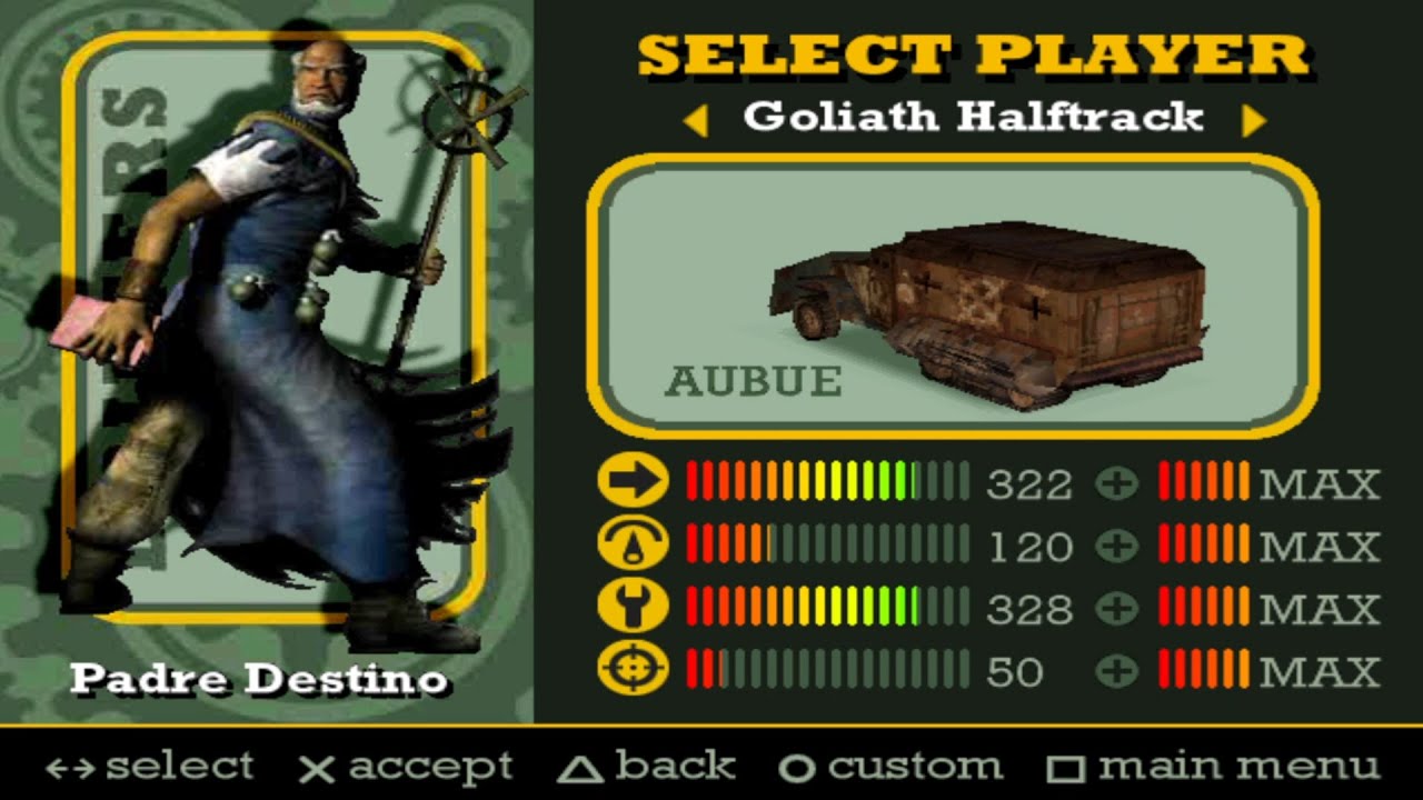 Vigilante 8: 2nd Offense All Characters [PS1]
