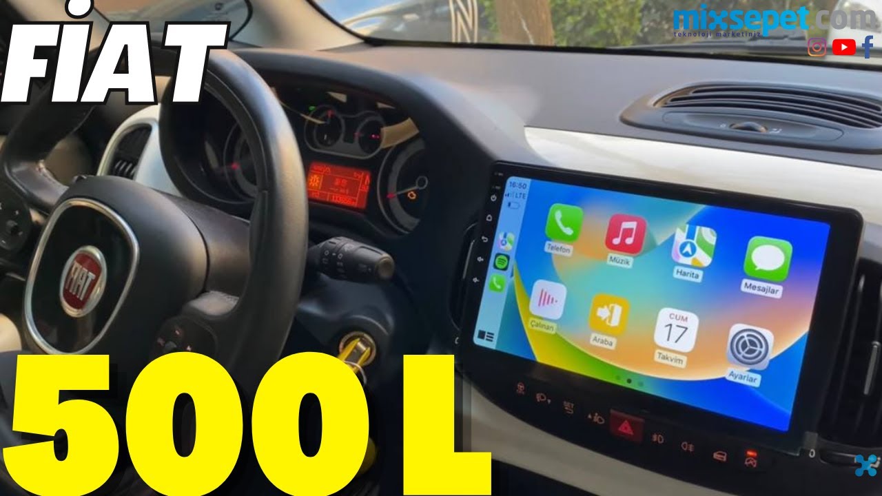 FİAT 500L (2013-2017) ANDROİD MULTİMEDYA SİSTEMİ! 