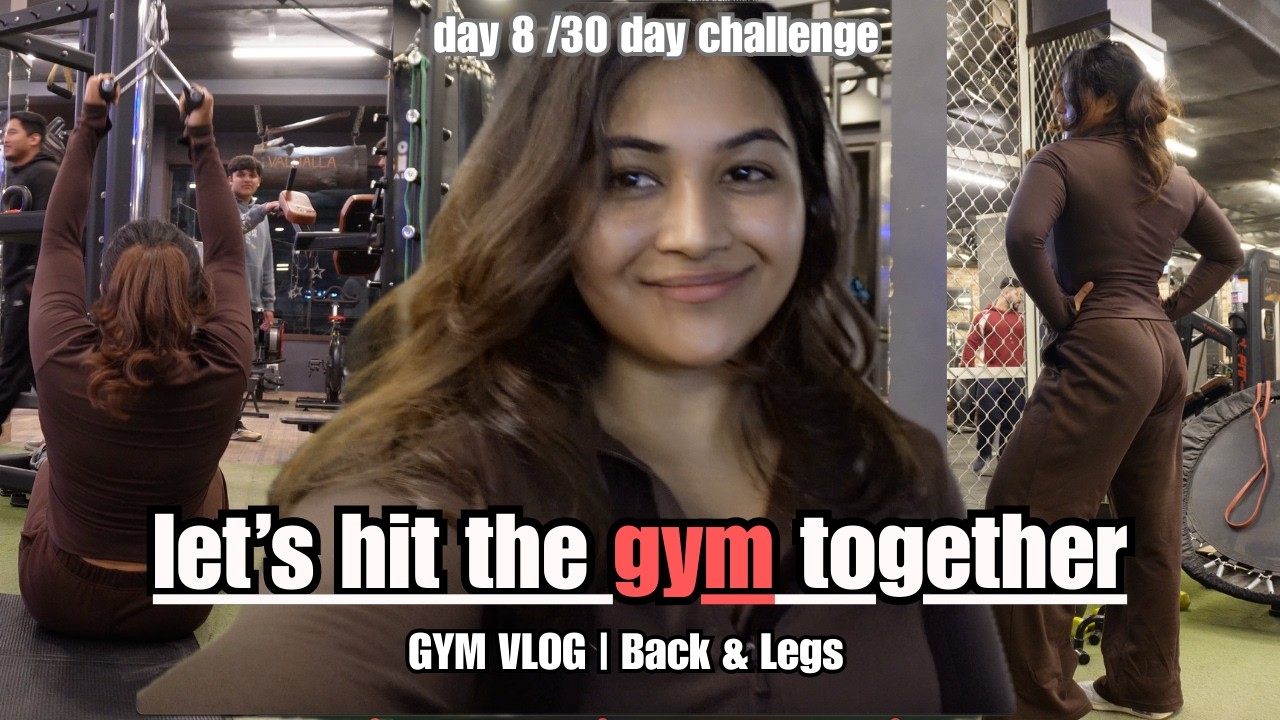 Приходите тренироваться со мной!! (спина и ноги) | Gym Vlog