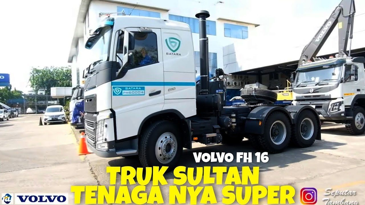 TRUK EROPA CANGGIH MUATAN 100 TON LEBIH !! Review Truk VOLVO FH 16 (610Hp) Tambang Batubara & Nikel
