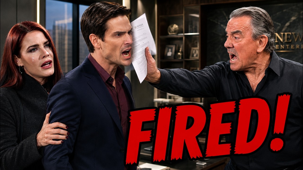 Get out of here, you traitor! - Victor fires Adam from Newman Media Young And The Restless Spoilers
