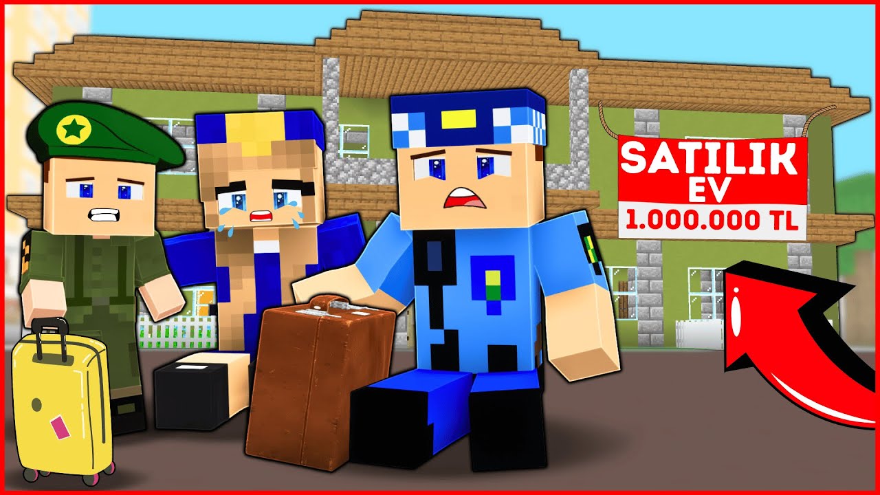 KEREM KOMİSER EVİNİ SATTI! 🏠😢 - Minecraft