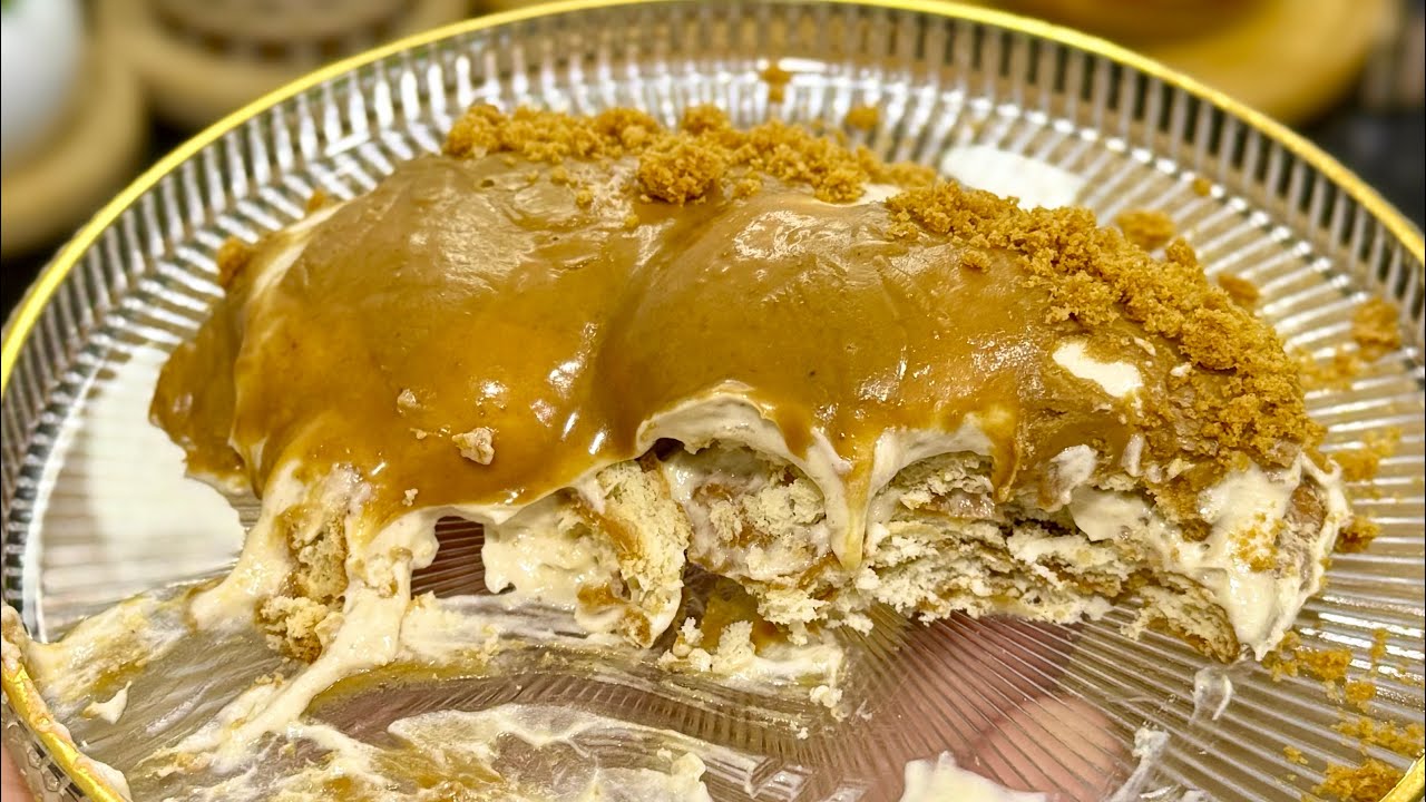 خلي زوجك ياكل ويشكر😍تحلية بدون فرن اقتصادية وراقية بمذاق خيالي لا يقاوم ✨