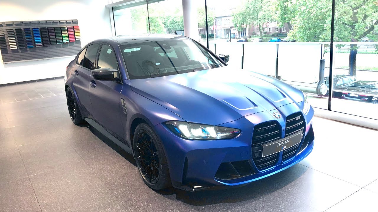 BMW M3 COMPETITION  IN Frozen Portimao Blue Metallic #bmwm3 #m3competition #bmw #carreview