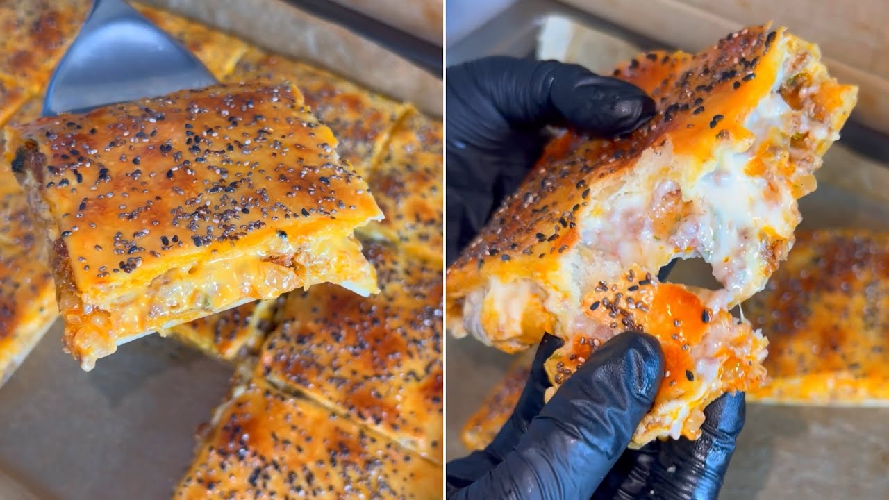 #مملحات_رمضانية الخبزة المحشية لي يتخاطفوا عليها و تكمل في دقيقتعا هشيشة هايلة spécial cuisine dz
