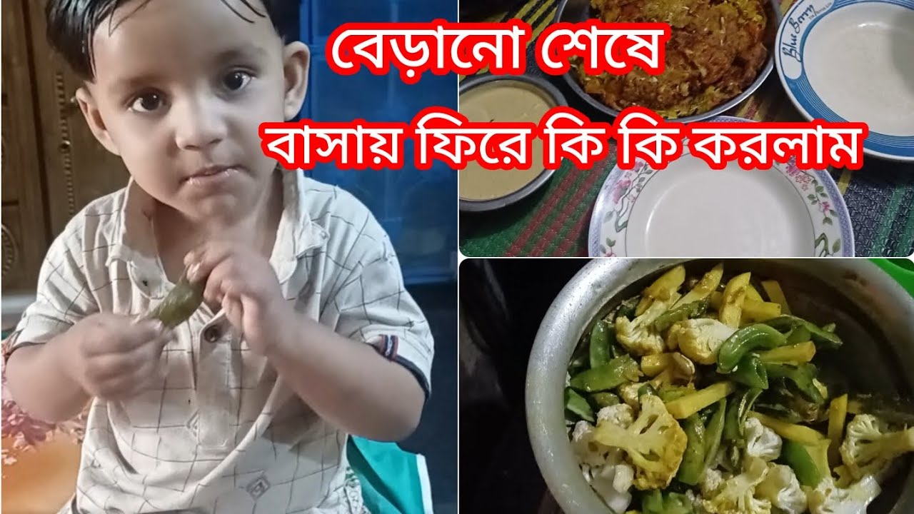 বাসায় ফিরে কি কি করলাম #vlog #video #food 