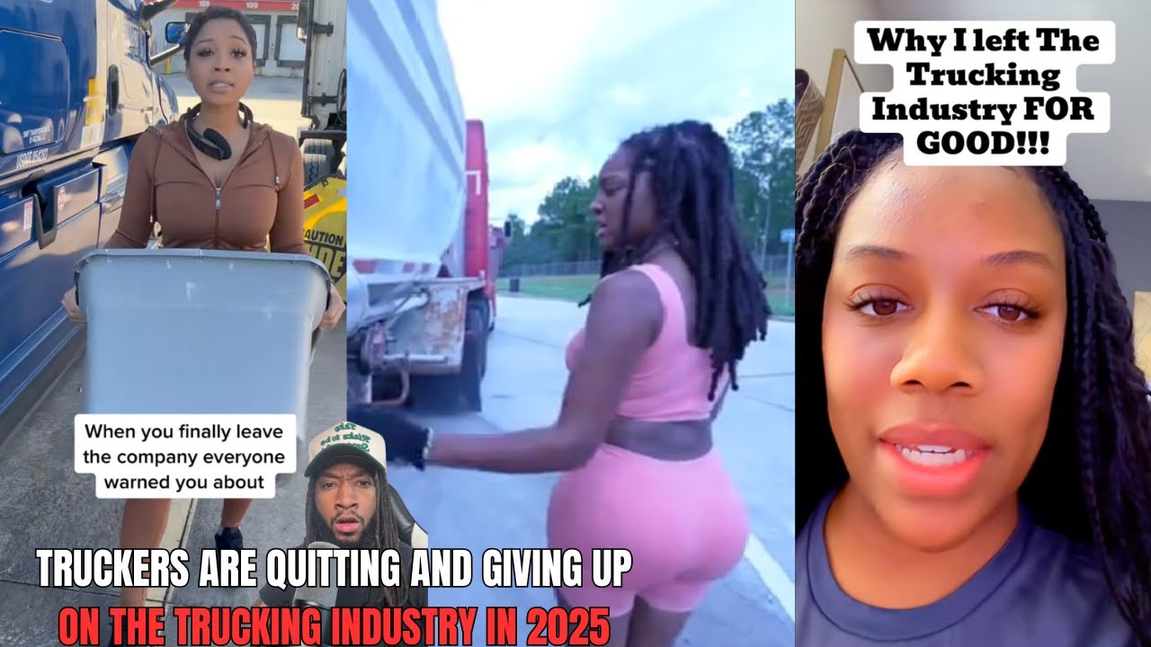 TRUCKERS ARE QUITTING AND GIVING UP ON THE TRUCKING INDUSTRY IN 2025!