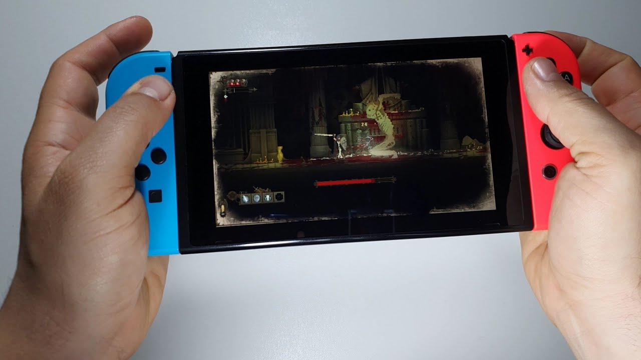 Dark Devotion Nintendo Switch handheld gameplay