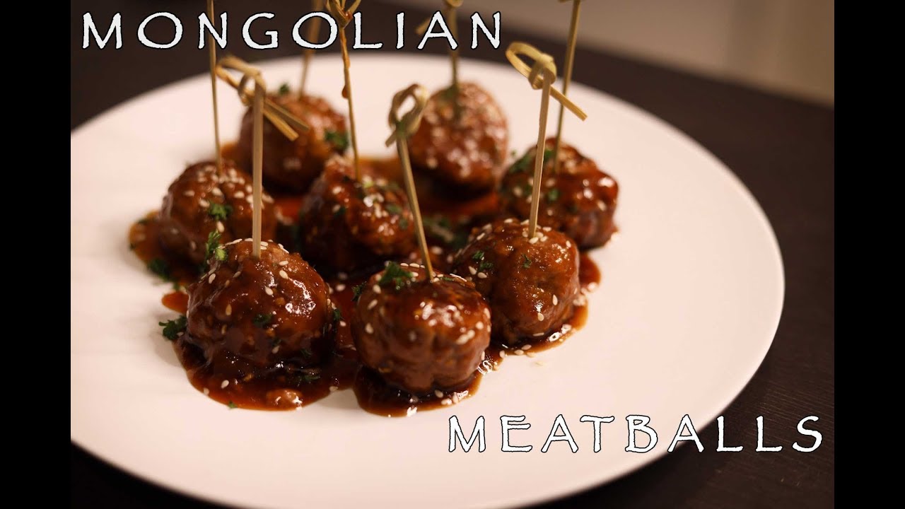 The Best Mongolian Meatballs