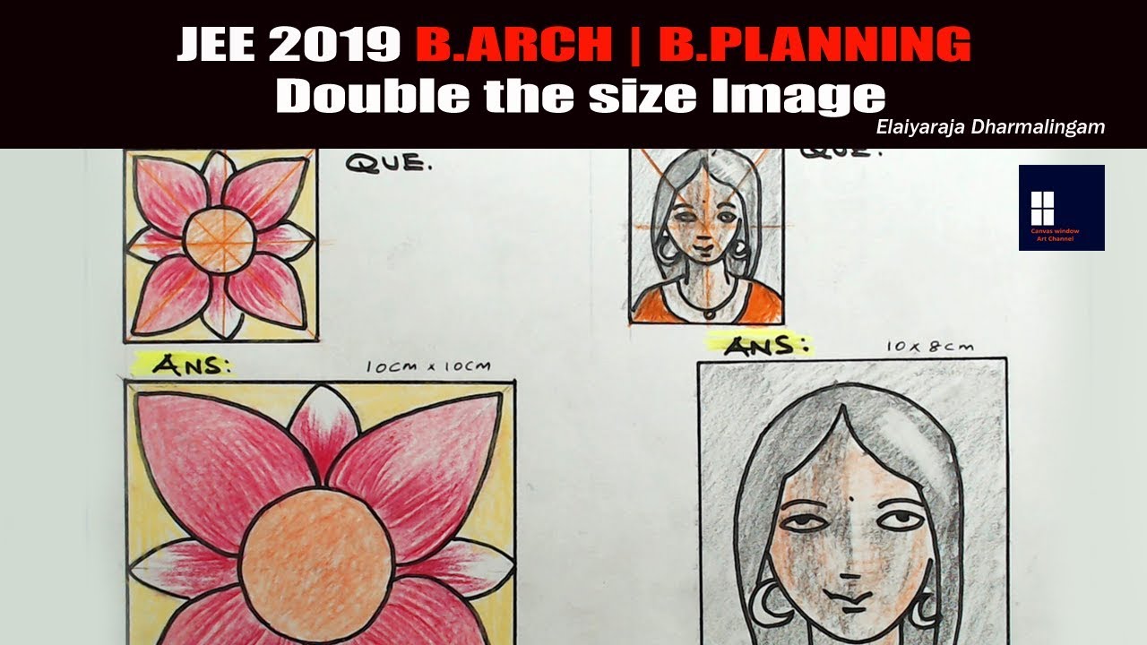 JEE 2019 - B.ARCH/B.PLANNING - Drawing Question & Answer | Mock Test