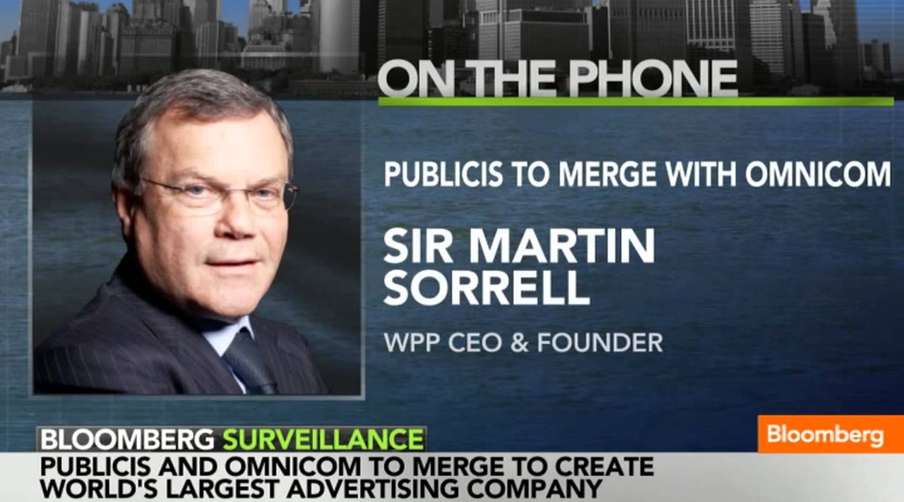 Publicis-Omnicom Deal `Doesn't Add Up': Sir Martin Sorrell