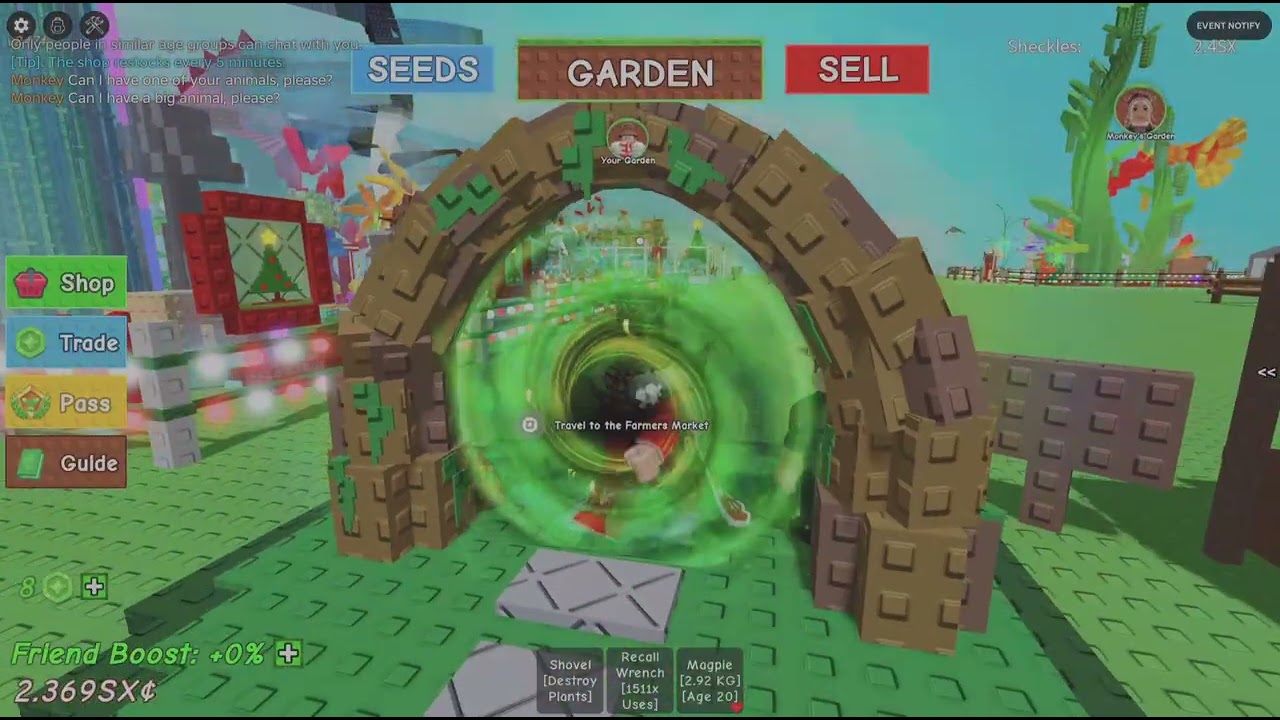 Grow A GARDEN lollipop STRAT🤑