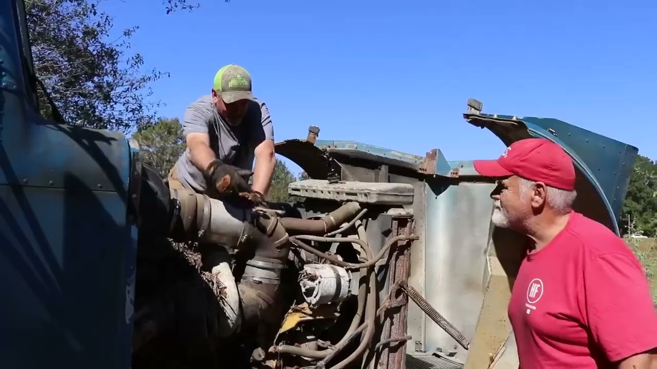 SEMI LOST IN BUSHES 17 YEARS! WILL IT START OR BE SCRAPPED?