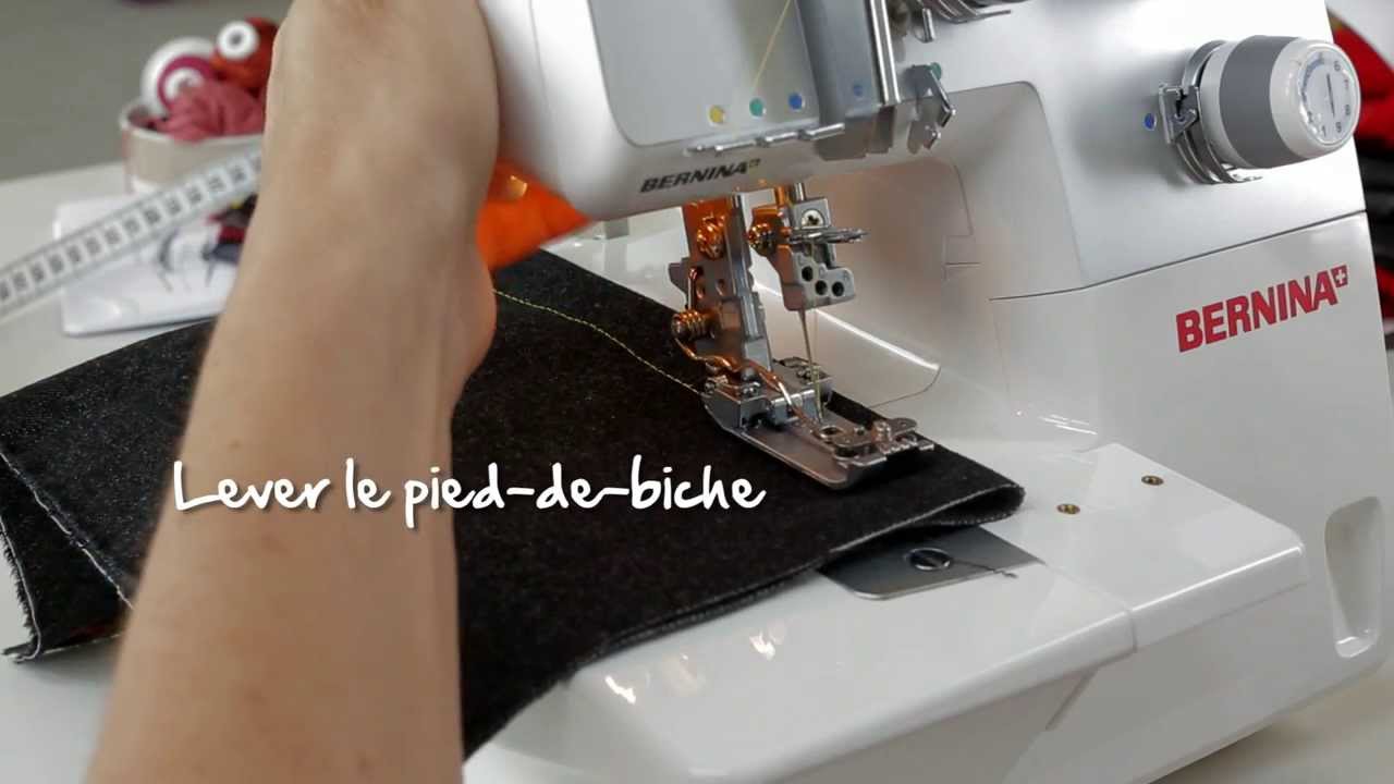 BERNINA L 220: enfilage pour point de cha&icirc;nette