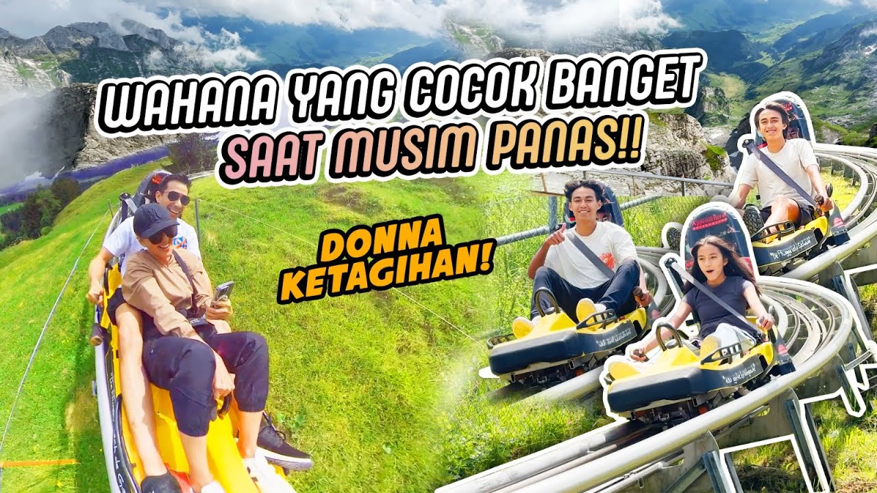 LIO DIEGO SABRINA MINTA NAIK KERETA LUNCUR LUGE!! SERU BANGET DONNA SAMPAI NAGIH DIPANGKU DARIUS!!