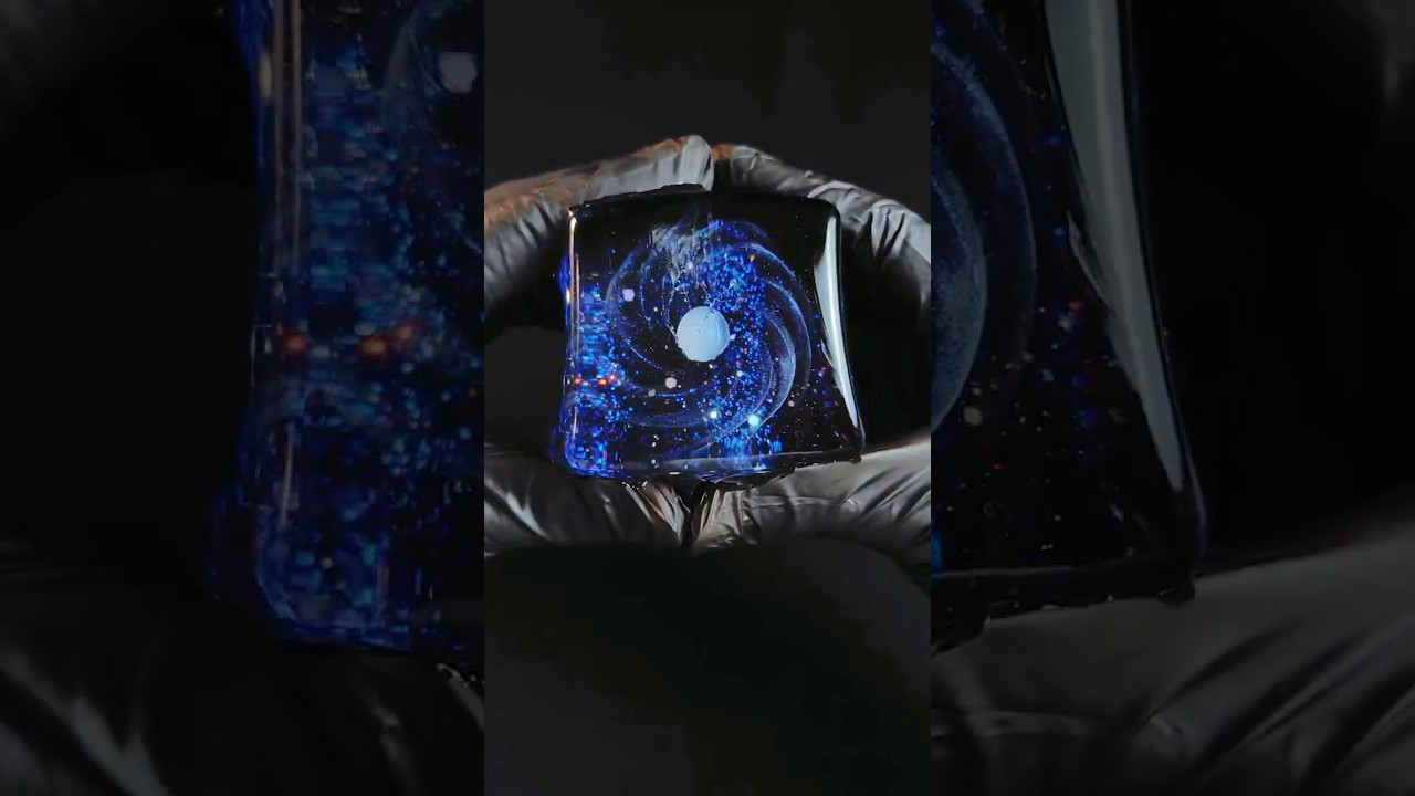 Galaxy Squishy #satisfying #squishy #shiny #shorts