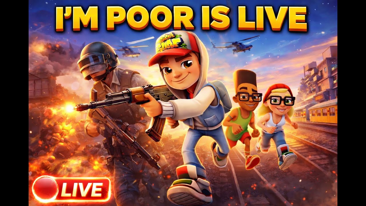 Subway surfers live & BGMI Live 1080p HD 🔴 iPad Pro Gaming