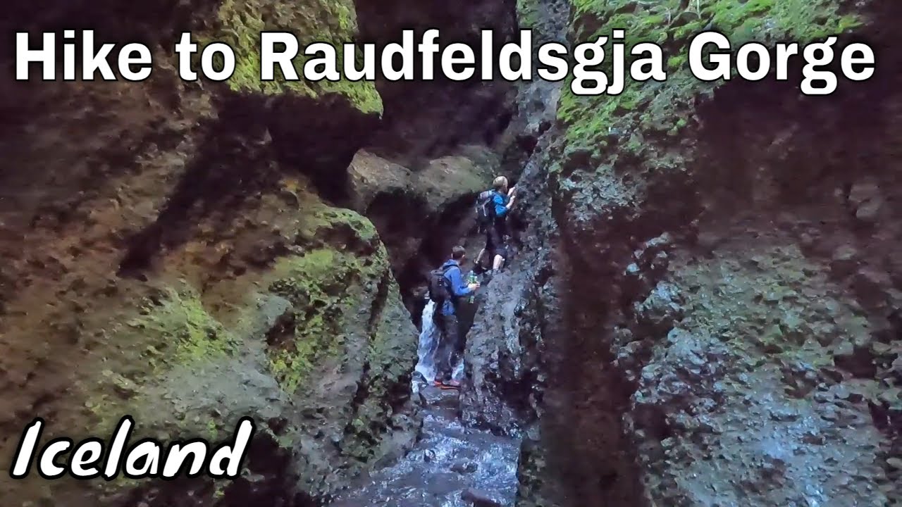 Hike to Raudfeldsgja Gorge on the Snæfellsnes Peninsula in West Iceland